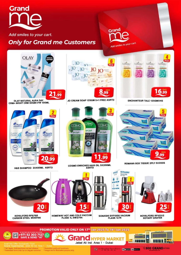 Grand Hypermarket UAE Deals January 17, 2025