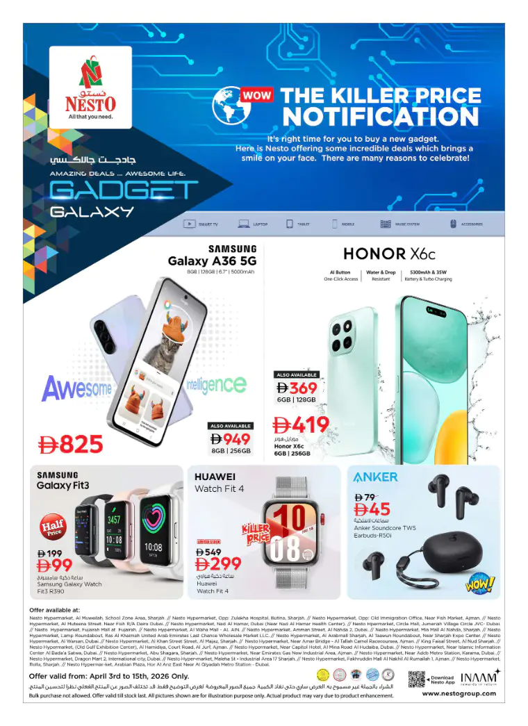 NESTO UAE Promotions April 3, 2026