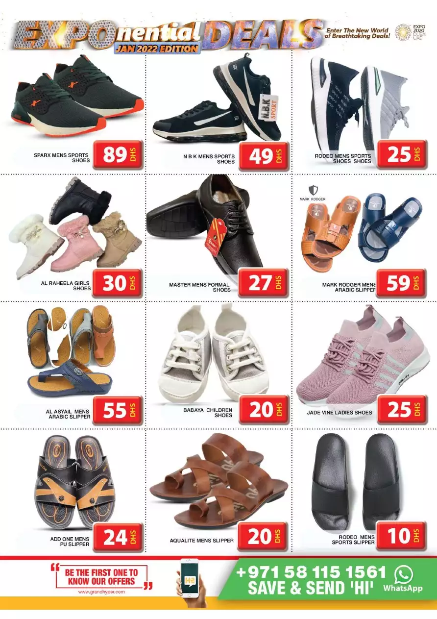 Exponential Deals 20 Jan - Grand Hyper Muhaisnah