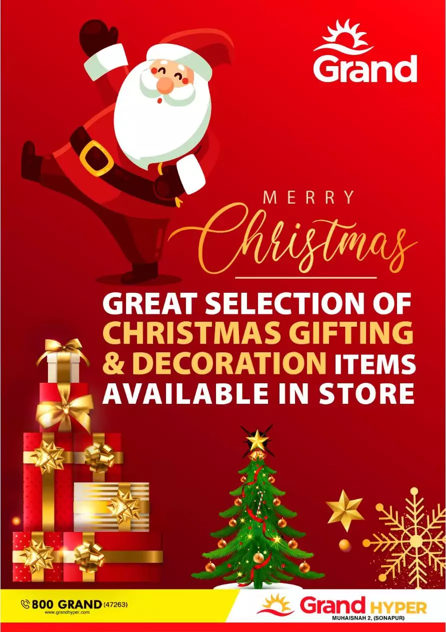 Holiday Blockbuster Deals 16 Dec - Grand Hyper Muhaisnah