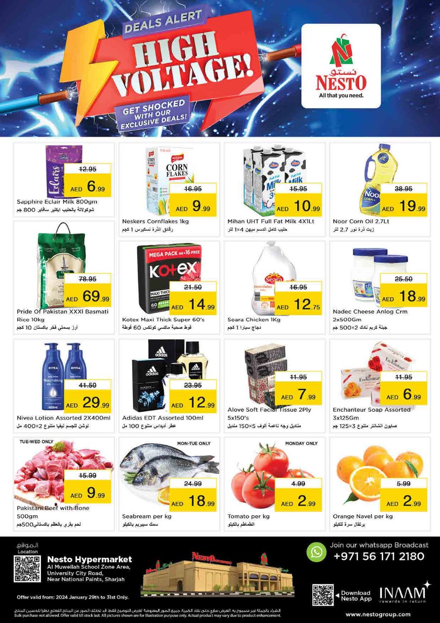 NESTO UAE Promotions January 29, 2024